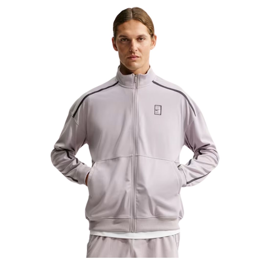 Nike Court Heritage Jacket Silver Lilac/Gridiron